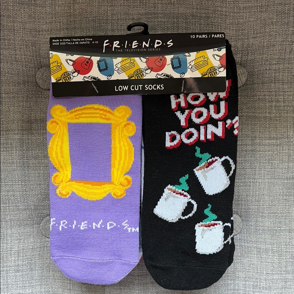 FRIENDS Low Cut Socks - 10 pairs
